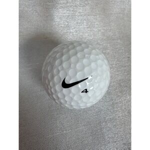 Nike Super‎ Soft Golf Ball White Black Number 4